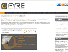 Tablet Screenshot of fyre-consulting.ch